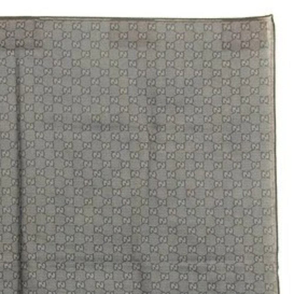 Authentic Gucci Gg Pattern Scarf Handkerchief Cot… - image 2